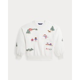 Embroidered Fleece Sweatshirt