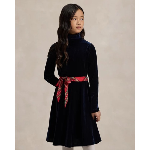 폴로 랄프로렌 Velour Turtleneck Dress