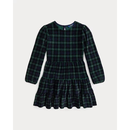 폴로 랄프로렌 Plaid Corduroy Dress