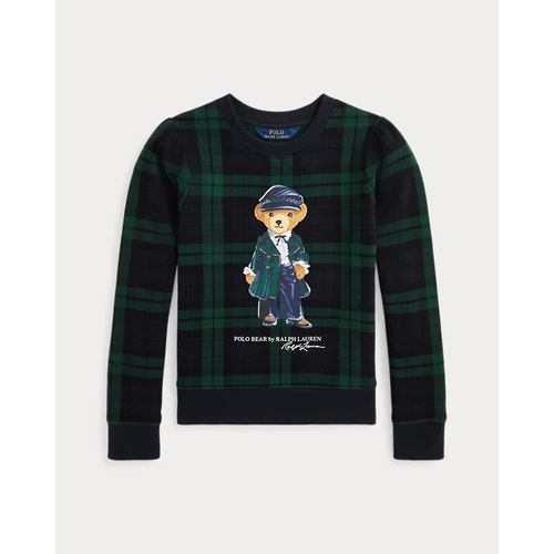 폴로 랄프로렌 Plaid Polo Bear Fleece Sweatshirt