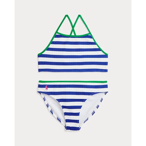 폴로 랄프로렌 Striped Two-Piece Swimsuit