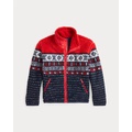 Fair Isle Teddy Fleece Jacket