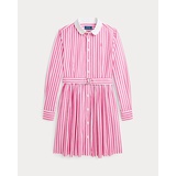 Striped Cotton Poplin Shirtdress