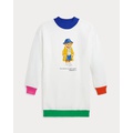 Polo Bear Fleece Sweatshirt Dress