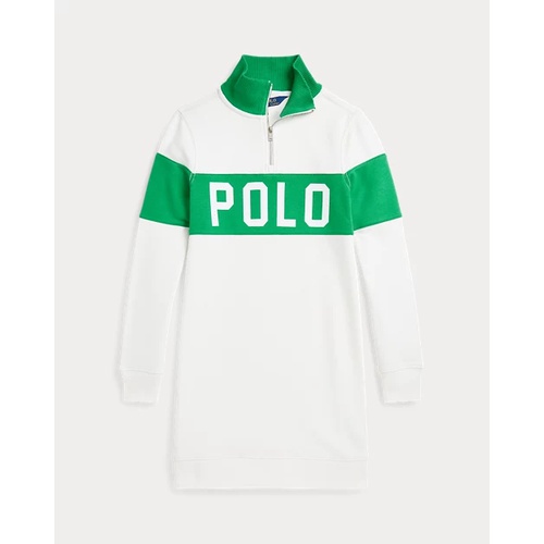 폴로 랄프로렌 Logo French Terry Quarter-Zip Dress