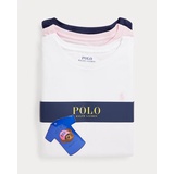 Cotton Jersey Crewneck Tee 3-Pack