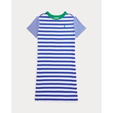 Striped Cotton Jersey Tee Dress