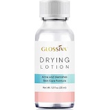 Glossiva Drying Lotion, Acne Spot Treatment Dries Out Pimples, Blemishes, Zits, and Clogged Pores - Overnight Solution Powerful Ingredients 1.23 Fl Oz