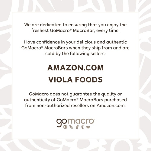  GoMacro MacroBar Organic Vegan Protein Bars - Maple Sea Salt (2.3 Ounce Bars, 12 Count)