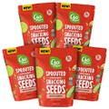 Go Raw Pumpkin & Sunflower Seed Snack Mix with Sea Salt, Spicy Fiesta, 4 oz. Bags (Pack of 5)  Keto | Vegan | Gluten Free| Organic | Superfood