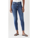 Good American Good Legs Crop Extreme V Jeans