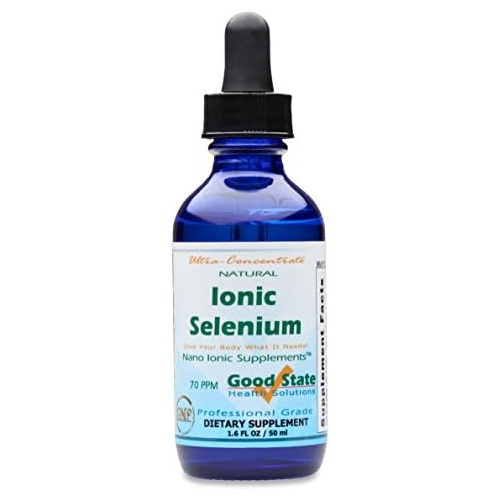  (Glass Bottle) Good State Liquid Ionic Selenium Ultra Concentrate (10 Drops Equals 70 mcg - 100 Servings per Bottle)