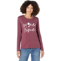 good hYOUman Suzanne - Wine Time - Long Sleeve Top