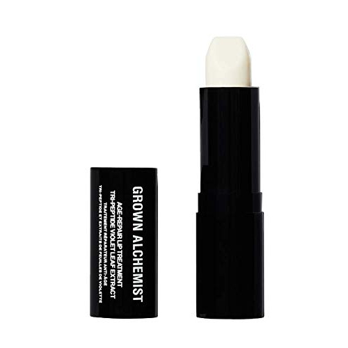  Grown Alchemist Age Repair Lip Treatment - Tri-Peptide & Violet Leaf Extract - Anti Aging Clear Balm to Target Visible Lip Lines, Clean Skincare (3.8g / 0.14oz)