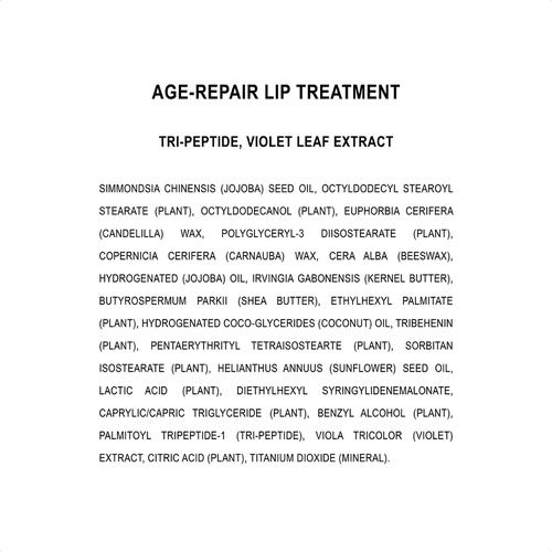  Grown Alchemist Age Repair Lip Treatment - Tri-Peptide & Violet Leaf Extract - Anti Aging Clear Balm to Target Visible Lip Lines, Clean Skincare (3.8g / 0.14oz)