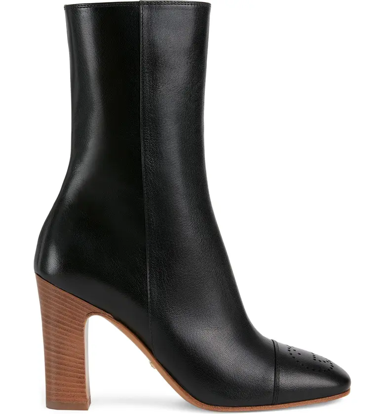 구찌 Gucci Hills Logo Bootie_NERO