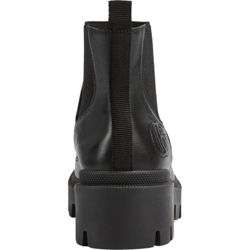 구찌 Gucci Frances Matelasse Chelsea Boot_BLACK/ BLACK