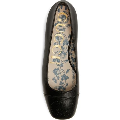 구찌 Gucci Hills Logo Ballet Flat_NERO