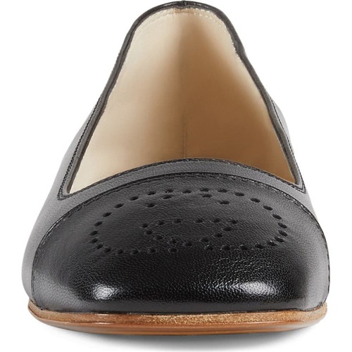 구찌 Gucci Hills Logo Ballet Flat_NERO