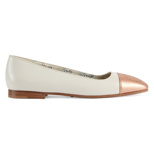 구찌 Gucci Hills Logo Ballet Flat_SALMONE/ MYSTIC WHITE