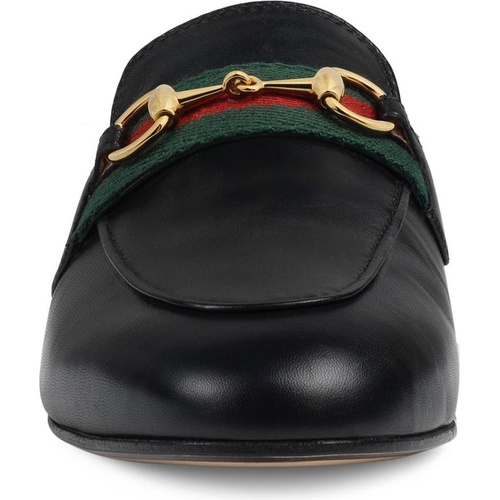 구찌 Gucci Princetown Mule_BLACK/ GREEN/ RED