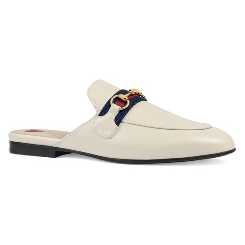 구찌 Gucci Princetown Mule_MYSTIC WHITE/ BLUE/ RED