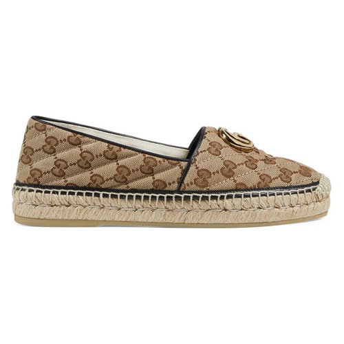 구찌 Gucci Pilar Espadrille Flat_BEIGE/ BLACK