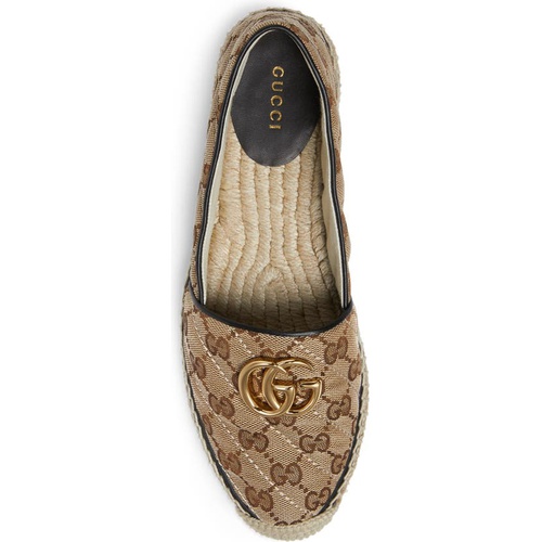 구찌 Gucci Pilar Espadrille Flat_BEIGE/ BLACK
