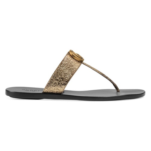 구찌 Gucci GG T-Strap Sandal_PLATINO