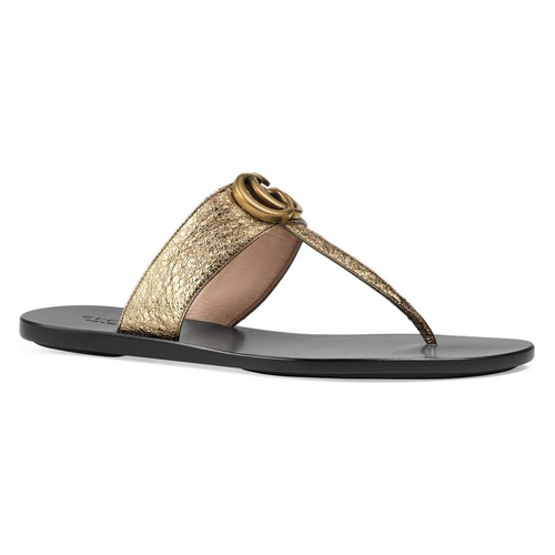 구찌 Gucci GG T-Strap Sandal_PLATINO