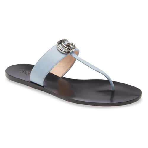구찌 Gucci GG T-Strap Sandal_PORCELAIN LIGHT BLUE