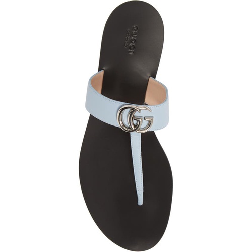 구찌 Gucci GG T-Strap Sandal_PORCELAIN LIGHT BLUE
