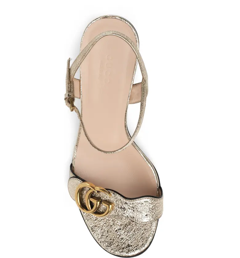 구찌 Gucci GG Metallic Sandal_METALLIC GOLD