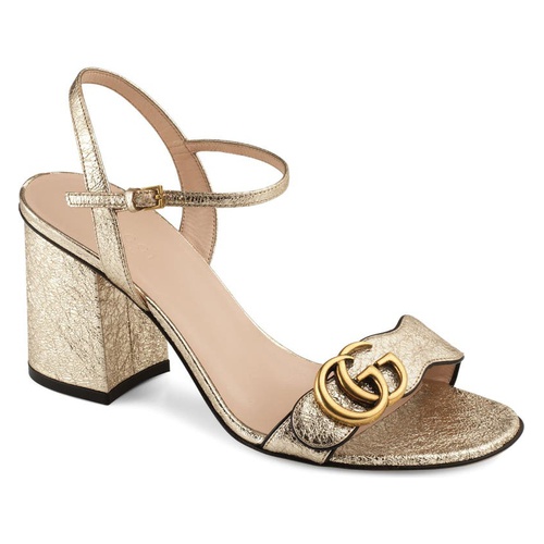 구찌 Gucci GG Metallic Sandal_METALLIC GOLD