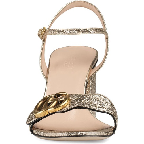 구찌 Gucci GG Metallic Sandal_METALLIC GOLD