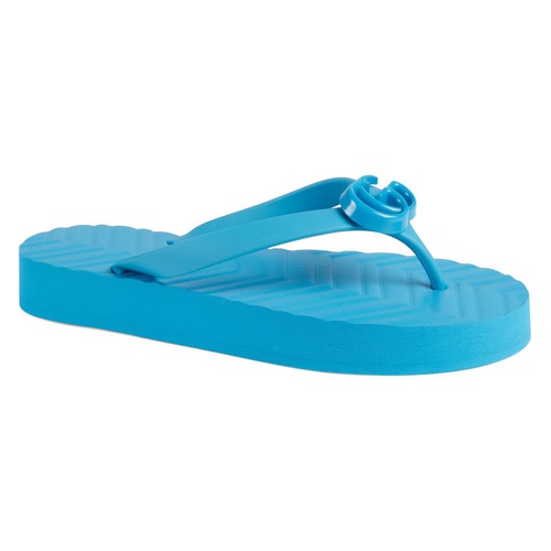 구찌 Gucci Pascar GG Platform Flip Flop_LIGHT BLUE