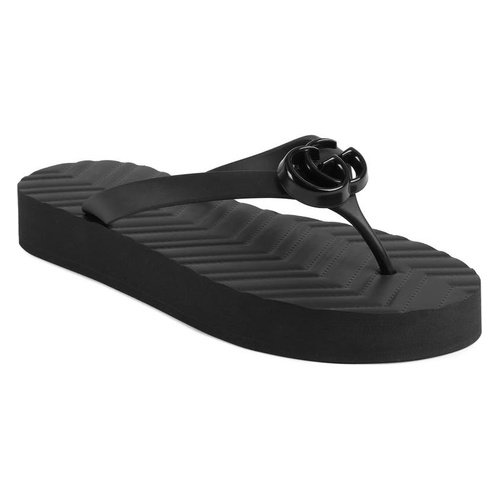 구찌 Gucci Pascar GG Platform Flip Flop_NERO/ NERO