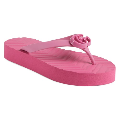 구찌 Gucci Pascar GG Platform Flip Flop_PINK TROPICAL FLORAL
