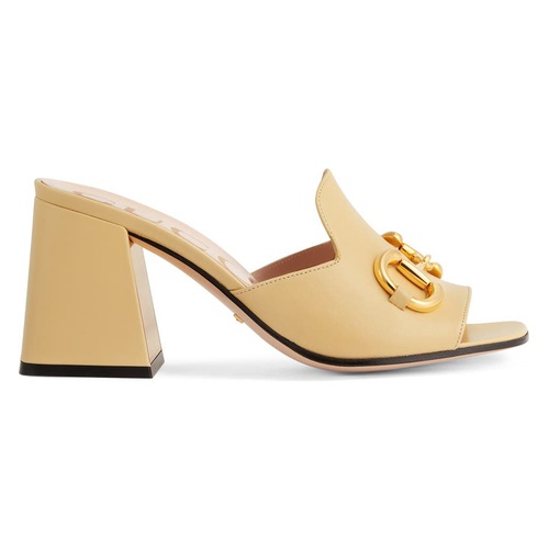 구찌 Gucci Baby Horsebit Slide Sandal_BURRO