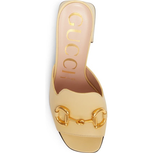 구찌 Gucci Baby Horsebit Slide Sandal_BURRO