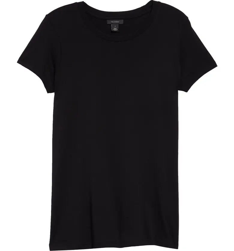 Halogen Short Sleeve Crewneck Tee_BLACK