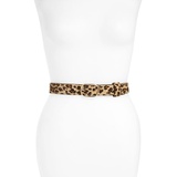 Halogen Genuine Calf Hair Belt_LEOPARD