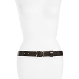 Halogen Tailored Trouser Leather Belt_BLACK