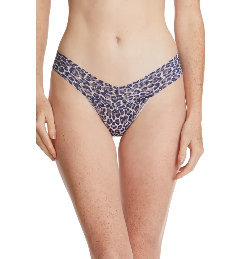 Hanky Panky Print Low Rise Thong_LEO LEOPARD