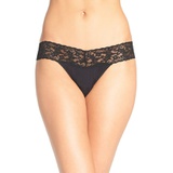 Hanky Panky Low Rise Thong_BLACK