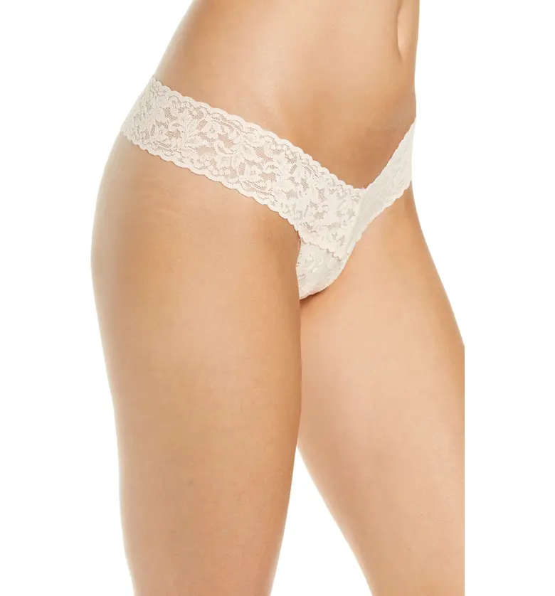  Hanky Panky Occasions Low Rise Thong_I DO VANILLA