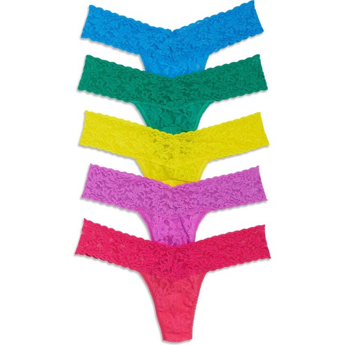  Hanky Panky Assorted 5-Pack Lace Low Rise Thongs_SUMMER 2021