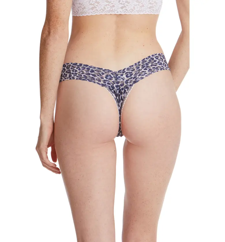  Hanky Panky Leo Leopard Low Rise Thong_GREY MULTI