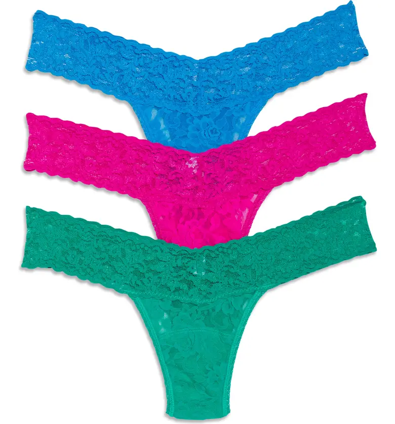  Hanky Panky Assorted 3-Pack Low Rise Thongs_SUMMER 2021