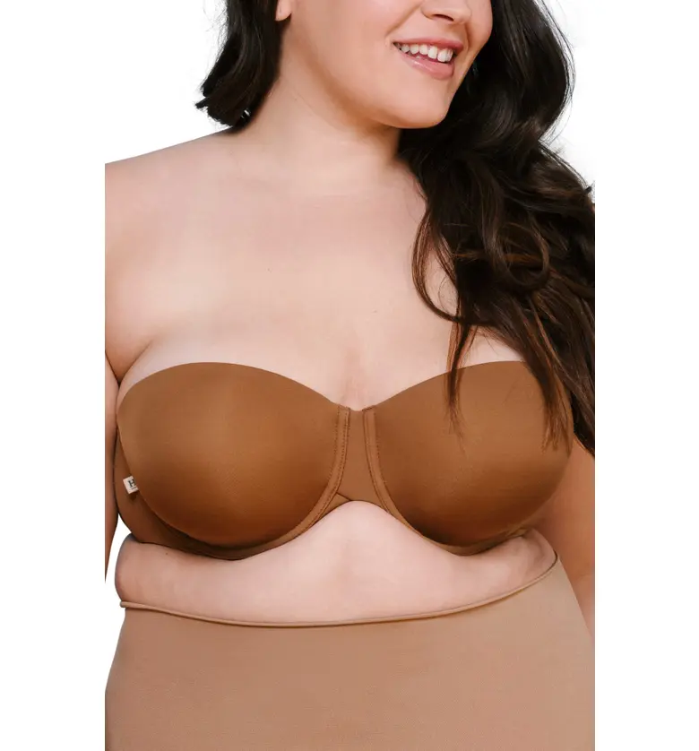 Harper Wilde The Flex Underwire Strapless Bra_BROWN